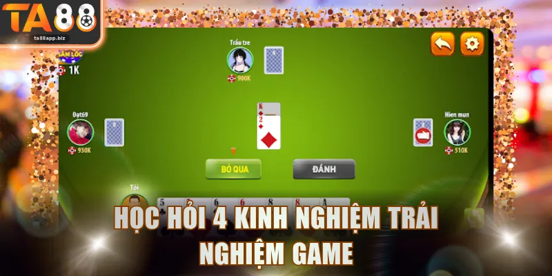 Học hỏi 4 kinh nghiệm trải nghiệm game